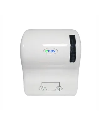 Enov AutoCut Hand Towel Roll System Dispenser White