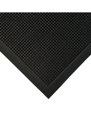 Coba Fingertip Rubber Outdoor Mat Black 150cm 59"
