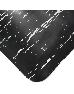Coba Workplace Anti-Fatigue Matting Marble Top Black 0.90m x 1.5m 59"