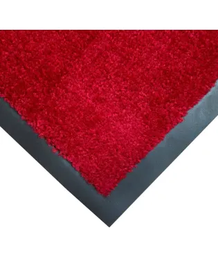 Coba Entraplush Plush Entrance Doormat Red 0.6m x 0.9m 36"
