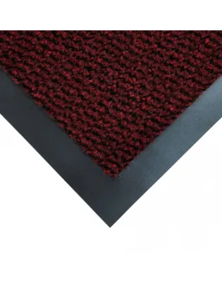 Coba Vyna-Plush Entrance Barrier Doormat Red 0.6m x 0.9m 36"