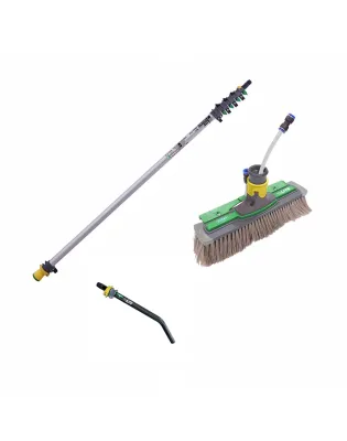 Unger nLite Connect Pole & Complete Power Brush Grey 6m