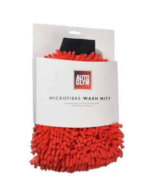 Autoglym Microfibre Noodle Wash Mitt Red