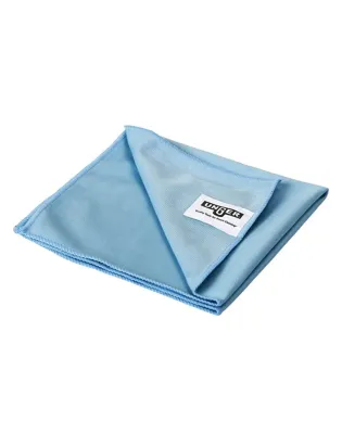 Unger MicroWipe Lite Microfibre Lint Free Glass Cloth 40 x 40cm Blue