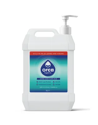 Orca H2 80% Alcohol Hand Sanitiser Rub Pump