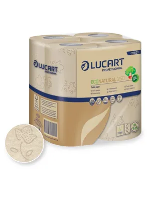 EcoNatural 250 Conventional Toilet Roll 2 Ply Natural