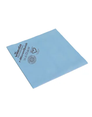 Vileda r-MicronQuick Recycled Durable Microfibre Cloths Blue