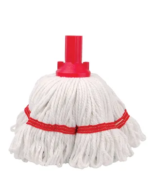 JanSan Exel Revolution Synthetic 300g Mop Heads Red