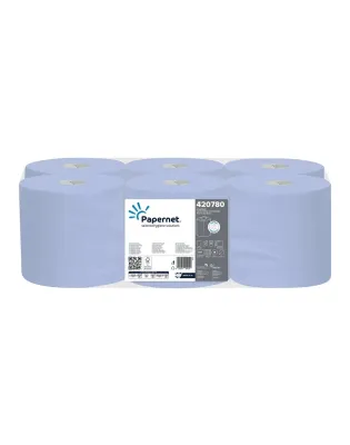 Papernet 420780 Centrefeed 2 Ply Tissue 150 M Blue