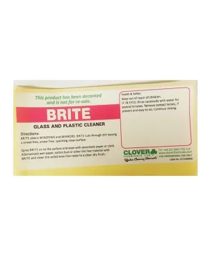 Brite RTU Label for Trigger Bottle