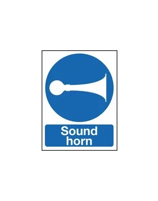 Sign/Rigid  Sound Horn 400x300mm