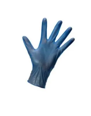 Blue Extra Large Vinyl Gloves Powdered