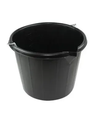 JanSan Black 15L Builders Bucket