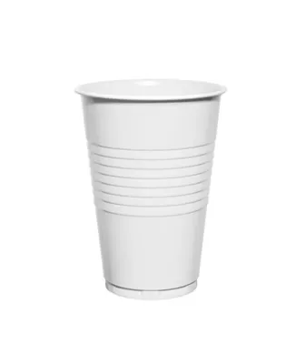 JanSan 7oz Tall Plastic White Cup