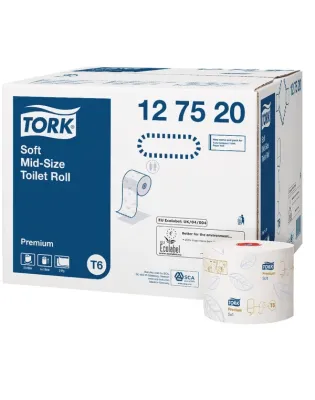 Tork 127500 Premium Compact Auto Shift 2 Ply Tissue Paper
