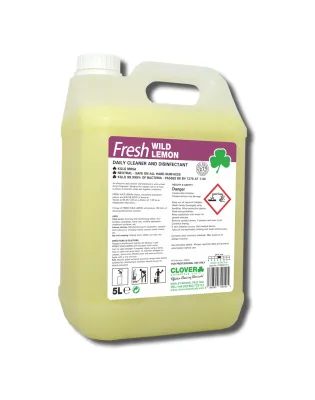 Clover 202-5 Clover Fresh Wild Lemon Daily Cleaner Disinfectant