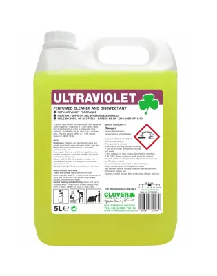 Clover Ultraviolet Perfumed Cleaner &amp; Disinfectant 5L