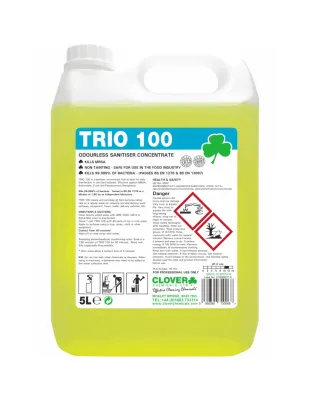 Clover Trio 100 Sanitiser Concentrate 5L