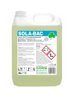 Clover Sola-Bac Heavy Duty Bactericidal Cleaner 5L