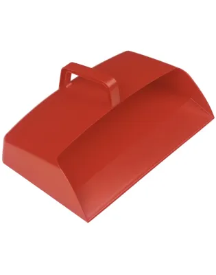 JanSan Dustpan Semi-enclosed Red