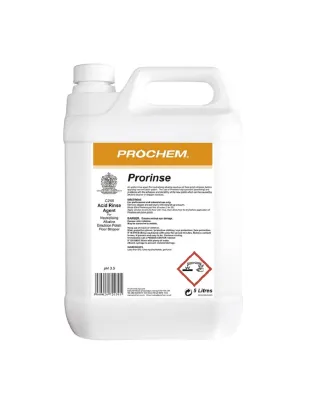 Prochem Prorinse Neutralising Acidic Rinse Agent 5L