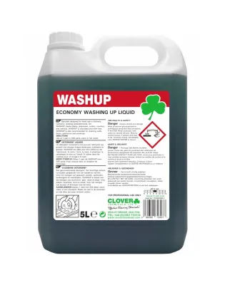 Clover WashUp Economy Washing Up Liquid 5L