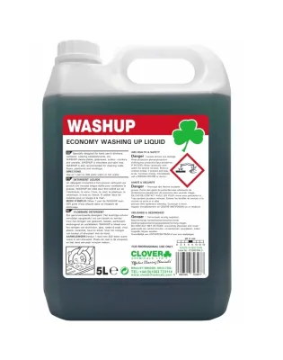 Clover WashUp Economy Washing Up Liquid 5L