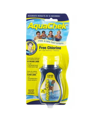 AquaChek Free Chlorine Pool &amp; Spa Test Strips