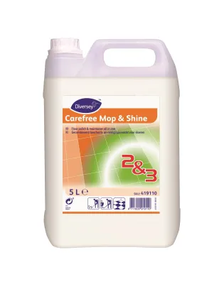 Carefree Mop &amp; Shine All In 1 Floor Polish &amp; Maintainer 5L