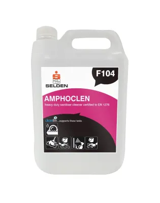Selden F104 Amphoclen Cleaner Sanitiser 5L