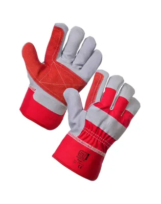 JanSan Elite Red Riggers One Size Gloves