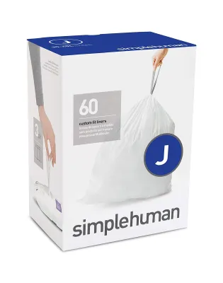 Simplehuman Code J Custom Fit Bin 3 x 20 Liners