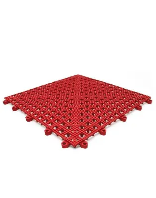 Leisure Safety Mat PVC 30 x 30cm Red