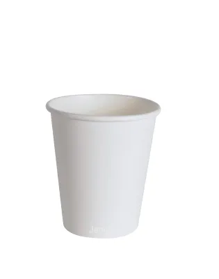 JanSan White Paper Hot Cup 8oz 240mL