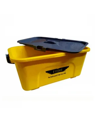 Ettore Compact Yellow Bucket &amp; Lid 10 Litre