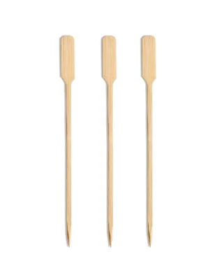 Bamboo Paddle Shaped Skewer 180mm 7"