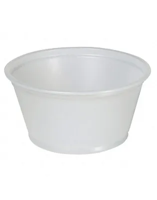 Plastic Souffle Portion Cups Translucent 2oz 59ml