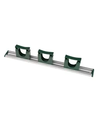 Aluminium Rail 3 Green Hangers 515mm