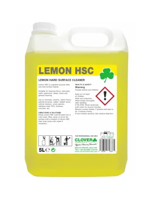 Clover HSC Lemon Hard Surface Cleaner 5L