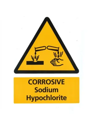 JanSan Liquid Sodium Hypochlorite Sign Sign