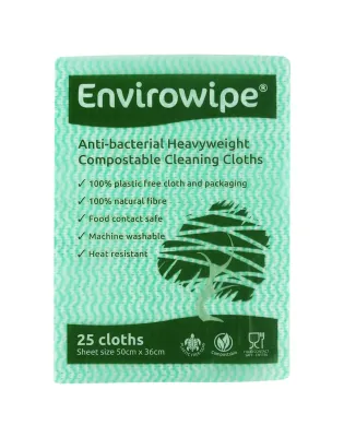 Natural Green Anti-bacterial Compostable Cloths