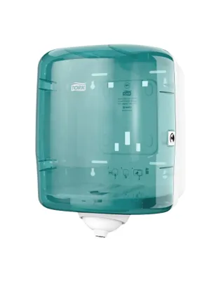 Tork 473180 Reflex Turquoise Single Sheet Centrefeed Dispenser