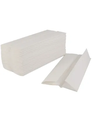 Luxury C Fold White 2 Ply Hand Towels