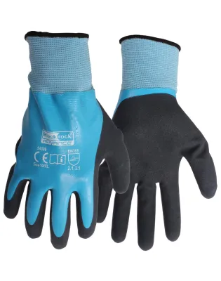 JanSan Watertite Latex Grip Size 9 Large Gloves