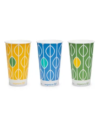 Compostable Hula Paper Cups 12oz 355ml