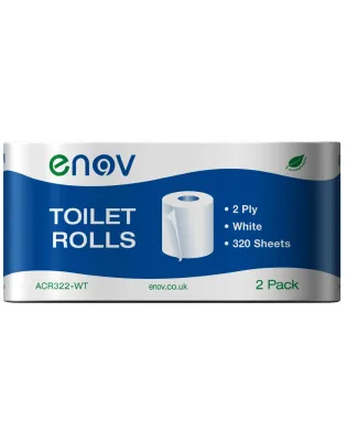 Twin Pack 320 Sheet 2 Ply Toilet Rolls