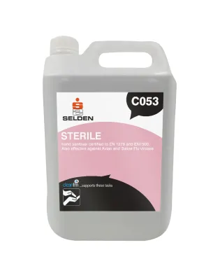 Selden C053 So Sterile 5L Alcohol Hand Sanitiser