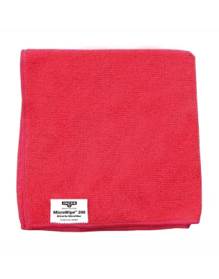 Unger Micro Wipe Microfibre Cloths Red