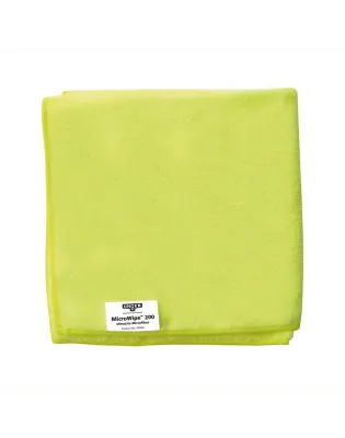 Unger Micro Wipe Microfibre Cloths Yellow