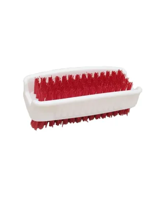 JanSan Red Double Sided Nail Brush